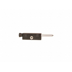 Keyed Patio Bolt, Flat Black