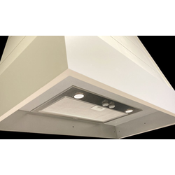 30% OFF Omega/Broan 450CFM Stainless Steel Hood Ventilator with Two 300K LED Lights, 3-Speed Control, and High-Heat Safety Sentry, Ductwork not included 