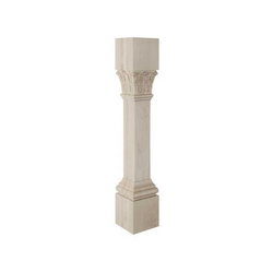 Ionic Acanthus Column Unfinished Hard Maple