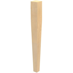 3.75 Inch Square x 35.25 Inch Height Arts &amp; Crafts 2 Sided Square Tapered Column, Walnut