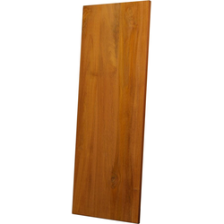 32 Inch Width Shelf Insert, Natural Teak
