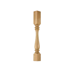 Urn Column Unfinished Hard Maple