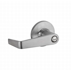 30% OFF Light Commercial Carson Door Lever Privacy Door Lock with RCAL Latch and RCS Strike, Satin Chrome