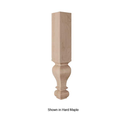 Large Diameter Gaelic Column Unfinished White Oak