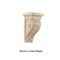 Small Infinity Corbel Unfinished Red Oak