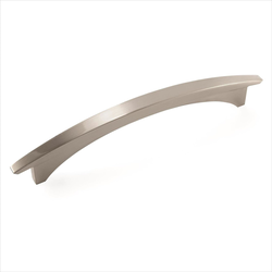 Essential'Z 6-5/16 Inch Center to Center Satin Nickel Cabinet Pull