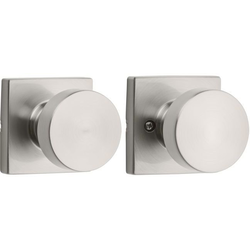 40% OFF Pismo Knob with Square Rose Passage Lock with 6AL Latch and RCS Strike, Satin Nickel
