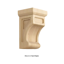Small Shaker Corbel Unfinished Alder
