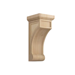 Large Shaker Corbel Unfinished Hard Maple