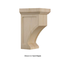 Petite Shaker Corbel Unfinished Red Oak