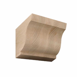 Medium Simplicity Corbel Unfinished Hard Maple