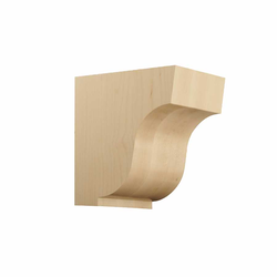 Large Simplicity Corbel Unfinished Hard Maple