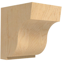 Large Simplicity Corbel Unfinished Walnut