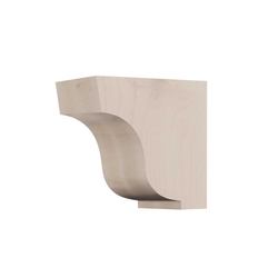 Small Simplicity Corbel Unfinished Hard Maple