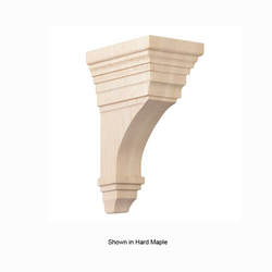Medium Arts and Crafts Corbel Unfinished Cherry
