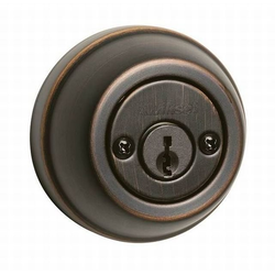 38% OFF Double Cylinder Deadbolt with New Chassis with RCAL Latch and RCS Strike, Venetian Bronze