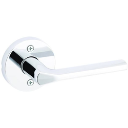 30% OFF Lisbon Door Lever with Round Rose Half Dummy, Bright Chrome