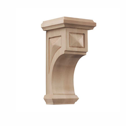 Pinnacle Medium Apex Corbel Unfinished Hard Maple
