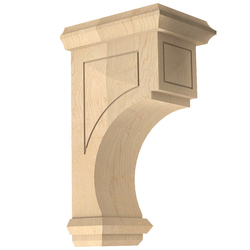 Large Apex Corbel Unfinished Cherry