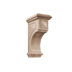 Large Apex Corbel Unfinished Hard Maple