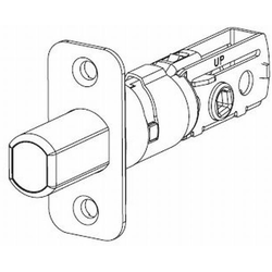 Adjustable Radius Deadbolt Latch, Satin Nickel