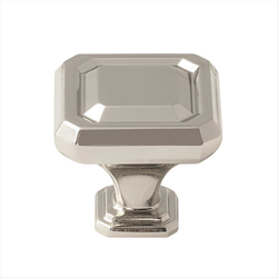 Clearance Sale, Wells 1-1/4 Inch Diameter Polished Nickel Cabinet Knob