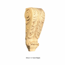Large Acanthus Corbel Unfinished Cherry