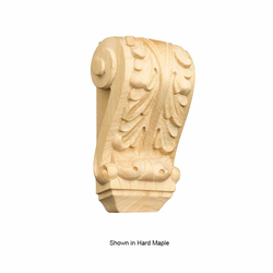 Petite Acanthus Corbel Unfinished Cherry