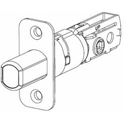 Adjustable Radius Deadbolt Latch, Satin Nickel