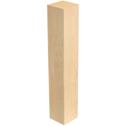 5 Inch Square x 29 Inch Height Urban Square Leg, White Oak