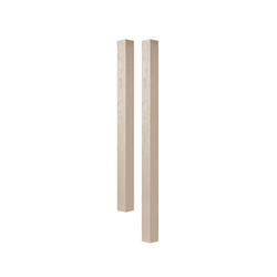 3 inch Square Island Column Unfinished Hard Maple
