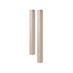 4 inch Square Island Column Unfinished Hard Maple