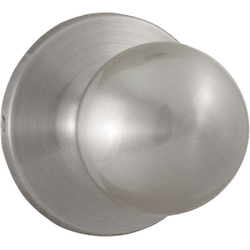 Hudson Passage Lock with Adjustable Latch and Full Lip Strike, Satin Nickel