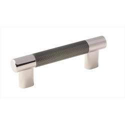 3 and 3-3/4 Inch Dual Center to Center Esquire Cabinet Pull, Gunmetal