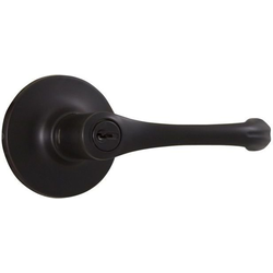 Somerset Entry Lock with Adjustable Latch and Full Lip Strike, Oil Rubbed Bronze