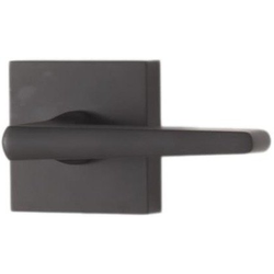 Philtower Passage Lock with Adjustable Latch and Full Lip Strike, Matte Black