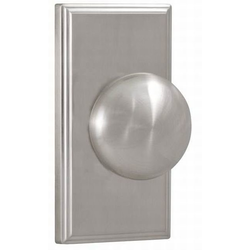 Impresa Woodward Privacy Lock with Adjustable Latch and Full Lip Strike, Satin Nickel