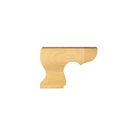 Hampton Left Bun Foot Unfinished Hard Maple