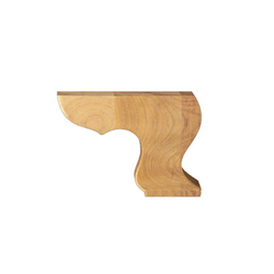 Hampton Right Bun Foot Unfinished Hard Maple