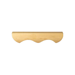 Hampton Bun Foot Center Moulding Unfinished Hard Maple