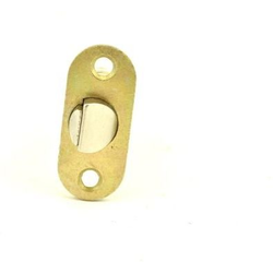 Dual Option Adjustable Dead Latch, Satin Brass