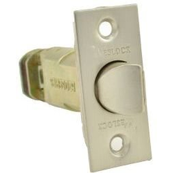 Dual Option Adjustable Dead Latch, Satin Chrome