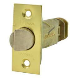 Dual Option Adjustable Dead Latch, Satin Brass