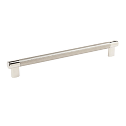 10-1/16 Inch Center to Center Esquire Cabinet Pull, Polished Nickel / Stainless Steel