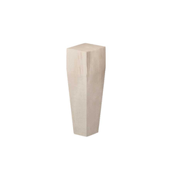 18% OFF Square Tapered Bun Foot Unfinished Hard Maple