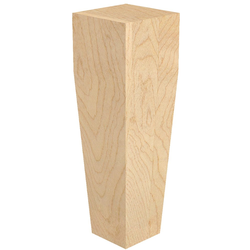 19% OFF Square Tapered Bun Foot Unfinished Paint Grade