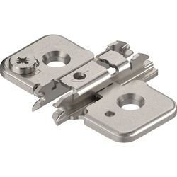 7% OFF Blum 0mm Height Clip Cam Adjustable 2-piece Frameless Mounting Plate for Euro-screw (Pozi) Mounting 