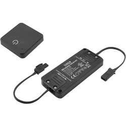 12/24VDC 60W/96W EquiLine FREEDiM Series Receiver and Wireless Touch Dimmer, Black