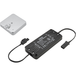 Final Sale, 12/24VDC 60W/96W EquiLine FREEDiM Series Receiver and Wireless Touch Dimmer with Motion, Nickel