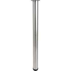 3 Inch (76 mm) Diameter x 40-3/4 Inch (1035 mm) Bar Height Rockwell Table Leg Set of 4, Stainless Steel